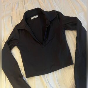 Babaton cropped long sleeve XS